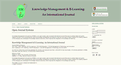 Desktop Screenshot of kmel-journal.org